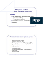 RF System Analysis