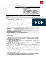 Primer Certamen Teoria e Intervención en Psicoanalisis