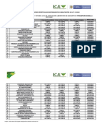 Consolidado Preliminar de Proponentes