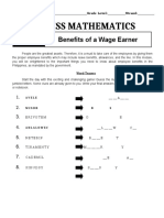 Business Mathematics Benefits of Wage Earners