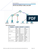 4.6.5 Packet Tracer - ESPAÑOL LEGACY Conexión de Una LAN Por Cable y Una LAN Inalámbrica