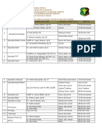 Jadwal Praktek Poli Dokter Spesialis Oktober 2020