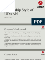 Leadership Style of Udaan: Group 5 (A)