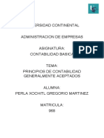 Principios de Contabilidad Generalmente Aceptados