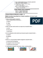 Soal PH Tema 3 KD 3.1 Dan Kunci Jawaban - Bu Nining