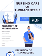 Nursing Care of Thoracentesis