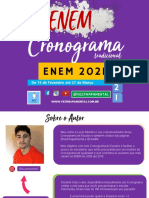 Cronograma ENEM 2021