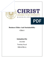 Business Ethics CIA-1 1923580