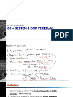 06 - Sistem 1 Dof Teredam: MS-3241 Getaran Mekanik