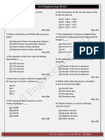 Civil Engineering MCQ's