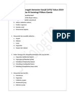 Soal Ulangan Tengah Semester Ganjil (UTS) Tahun 2019 Kelas XI Sosiologi Pilihan Ganda