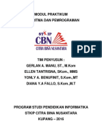 Modul Praktikum Algoritma Dan Pemrograman Dasar