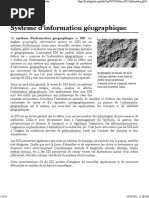 Système D'information Géographique