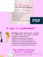 Cartilha Puberdade Meninas PDF Com Capa