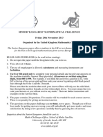 UKMT - SK - Senior Kangaroo Mathematical Challenge 2013 - Questions