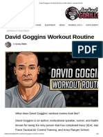 David Goggins' Workout Routine & Diet (2021) - Jacked Gorilla