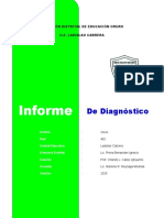 Informe de Diagnóstico Primaria Tercero