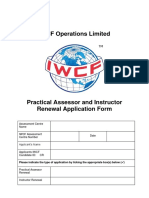 AC 0024 Practical Assessor and Instructor Renewal Application Form