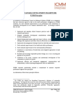 Icmm Sustainable Development Framework