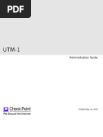 Checkpoint UTM-1 Admin Guide