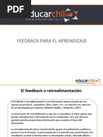 Feedback para El Aprendizaje