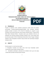 Kertas Kerja Program Minda Sihat SK KG Maju Jaya CJ 2021