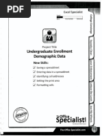 Specialisti: Undergraduate Enrollment Demographic Data