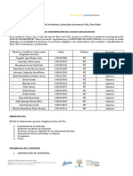 Acta de Conformacion Club de Adolescentes 2021 - Puesto de Salud Atahualpa