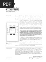 Installation Instructions Models PMI / PMI-INTL: Person-Machine Interface