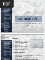 Presentacion de Metrologia Dimensional - 2021