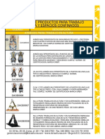 Catalogo Seguridad Alturas Espacios Confinados