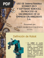 USO DE Sistema Robótico SCORBOT-ER Completo