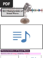 10.1 Characteristics of Sound Waves