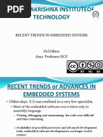 Recent Trends or Advances in Embedded Systems From KVKK Prasad