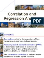 Correlation and Regression Analysis