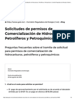 Solicitudes de Permisos de Comercialización de Hidrocarburos, Petrolíferos y Petroquímicos - Comisión Reguladora de Energía - Gobierno - Gob - MX