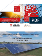 Comissionamento Usinas Solares Fotovoltaicas