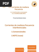 3.2 Corrientes de Mediana Frecuencia