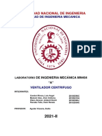 Informe de Ventilador Centrìfugo