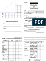 Report On Attendance: School Form 9