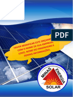 Modelo de Orçamento Minas Energia Solar