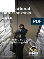 First National Bank Tanzania: Personal and Business Banking Pricing Guide