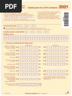 Form - Capital Gains Tax (CGT) Schedule 2021