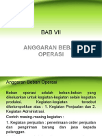 Anggaran Beban Operasi