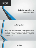 Teknik Membaca