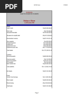 Balance Sheet: Ud Buana