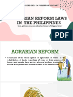 Agrarian Reform Laws in The Philippines: Ge 2-Readings in Philippine History