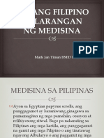 Wikang Filipino Sa Larangan NG Medisina