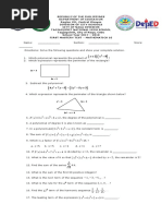 First Mastery Test