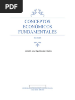 Conceptos Económicos Fundamentales